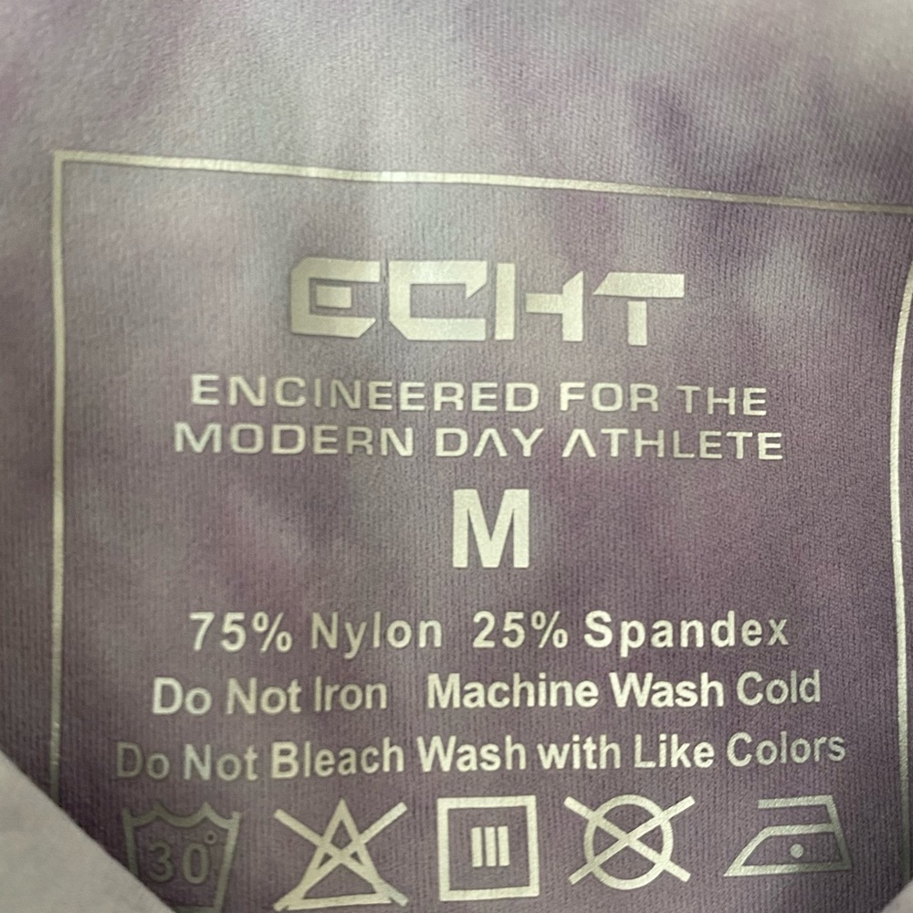 Purple/Lavender Echt tyedye workout pants - Picture 3 of 3